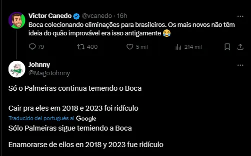 En Brasil hablan del "miedo" a Boca.