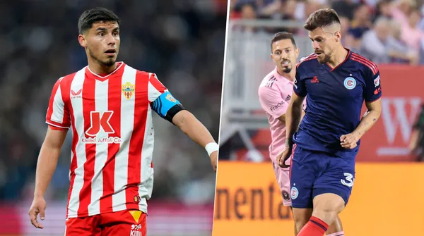 Lucas Robertone y Gastón Giménez, los volantes que le gustan a Gago. (IMAGO)