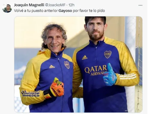 Los hinchas de Boca pidieron por Gayoso.