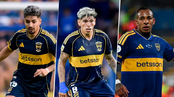 Entre Alarcón, Palacios y Villa, habrá dos titulares en Boca vs. Vasco.