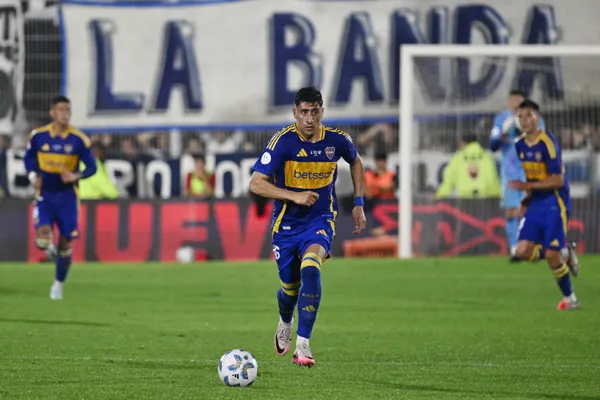 Miguel Merentiel, en Boca. (Getty)