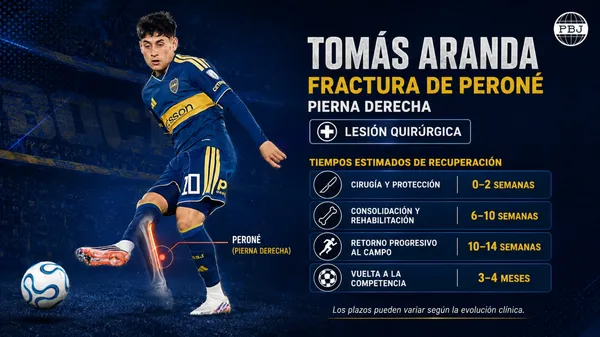 Tomás Aranda se fracturó el peroné. (Getty Images)
