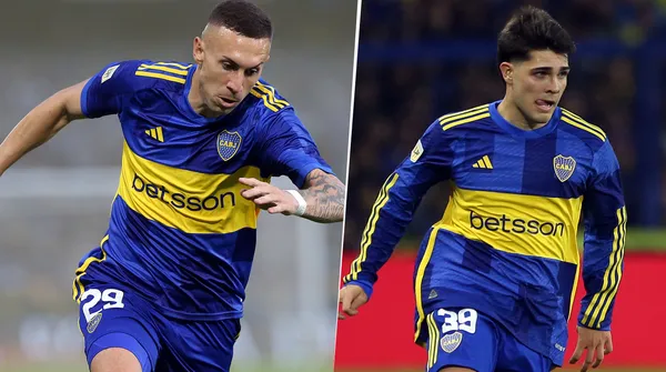 Norberto Briasco y Taborda en Boca (Getty Images).