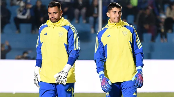 Leandro Brey y Sergio Romero en Boca (Getty Images)