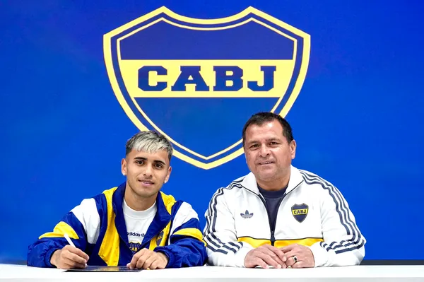 Delgado renovó su contrato con Boca.