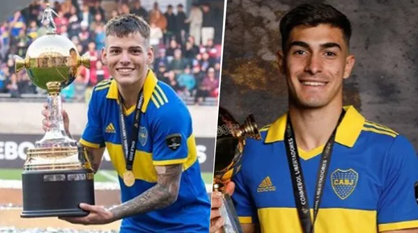 Elián Sosa Vivaldi y Valentín Fascendini (@BocaJuniors)