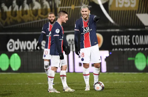Paredes y Verratti compartieron equipo en el PSG. (Imago)
