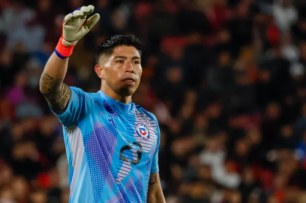 Brayan Cortés, en la Selección Chilena. (IMAGO)