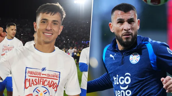 Cubas y Junior Alonso, los ex Boca en Paraguay. (Getty)