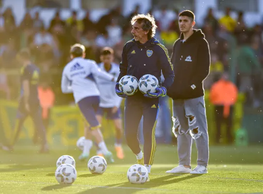 Fernando Gayoso en Boca. (Getty)
