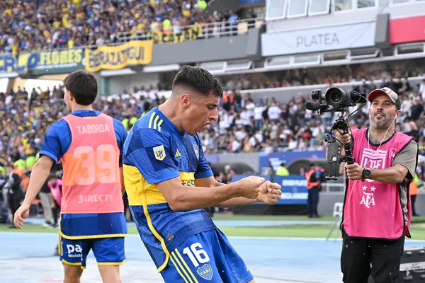Merentiel hizo un doblete ante River. (Getty)