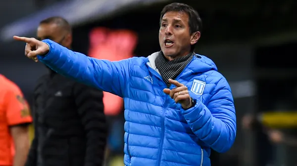 Úbeda dirigió a Racing en 2021. (Getty)
