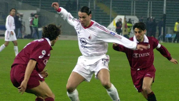 Fernando Redondo se retiró en el Milan en 2004, luego de varias lesiones. (Getty)
