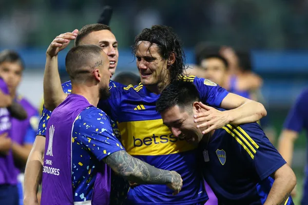 Boca festeja el pasaje a la final. (