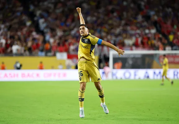 Miguel Merentiel, la gran figura de Boca en el Mundial de Clubes. (Getty Images)