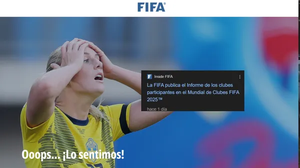 La FIFA publicó un informe con los títulos de los equipos del Mundial de Clubes 2025 pero tuvo que borrarlo. 