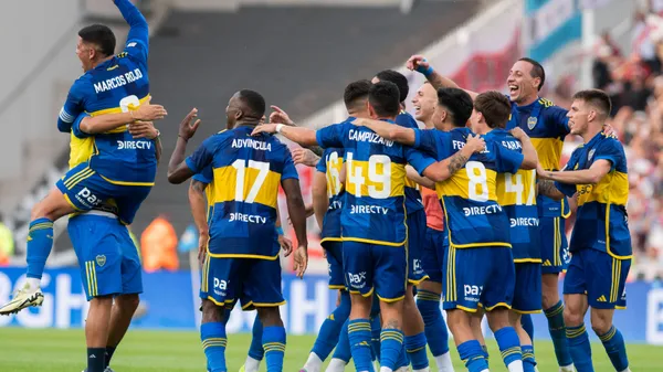 Uno de los triunfos más importantes: la eliminación de River en Copa de la Liga. (Imago)