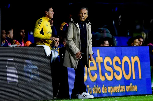 Russo y Úbeda, en Boca. (Getty)