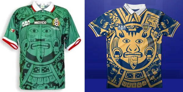 Azteca azul y oro: así fue la que usó México en 1998.