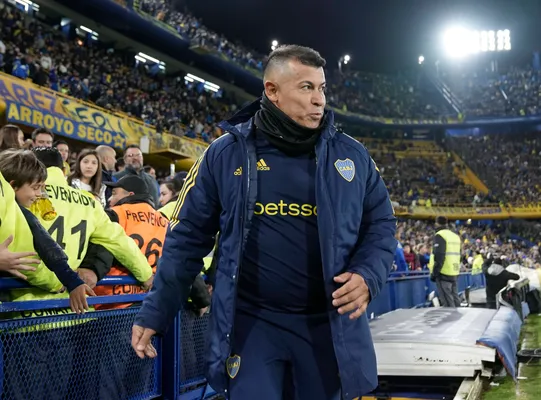 Jorge Almirón, en Boca. (Imago)