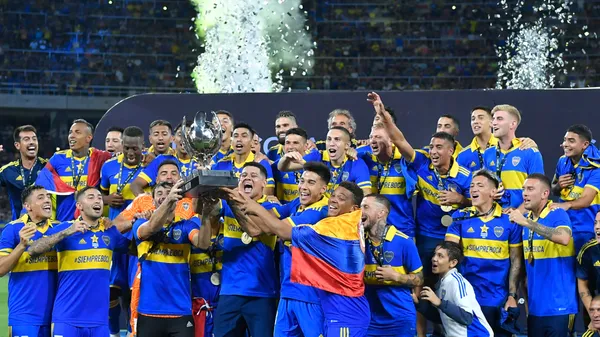 El último título de Boca fue la Supercopa Argentina ante Patronato, en marzo de 2023. (Getty)