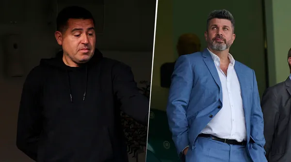 Se viene la charla entre Bragarnik y Riquelme. (Getty//IMAGO)