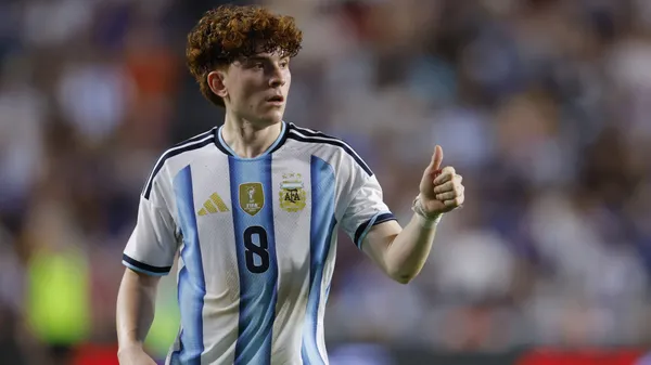 Valentín Barco jugó el Mundial con Argentina.