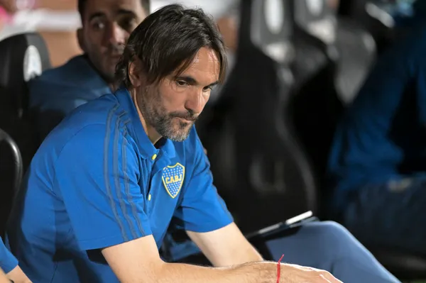 Diego Martínez renunció en Boca en septiembre del 2024. (Getty Images)