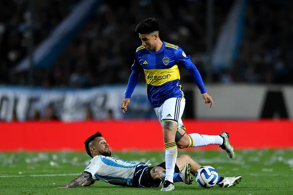 Guillermo Fernández en la vuelta de los cuartos de final de Copa Libertadores ante Racing. (Getty)