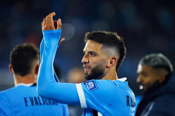 Bentancur, en la Selección de Uruguay. (Getty)