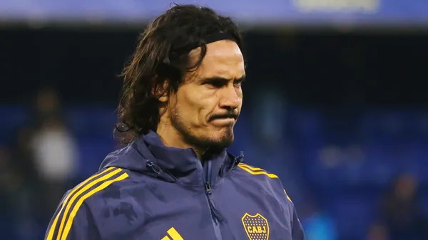 Edinson Cavani en Boca (Getty Images)