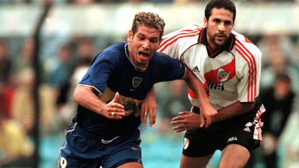 El Chipi Barijho, uno de los compañeros más cercanos de Guillermo Barros Schelotto. (Imago)