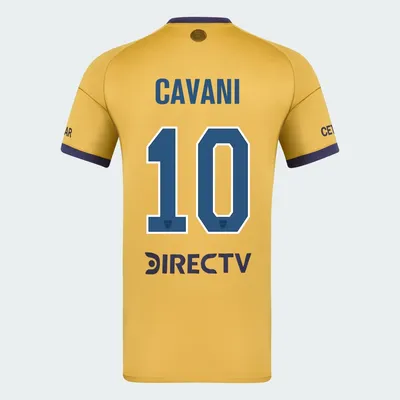 Los dorsales de la camiseta alternativa de Boca.