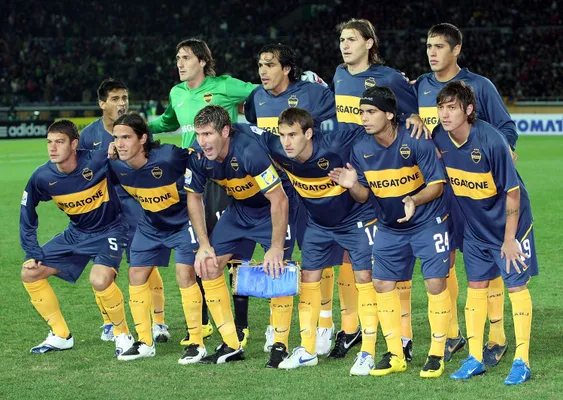 Boca en la final del Mundial de Clubes 2007. (Getty)