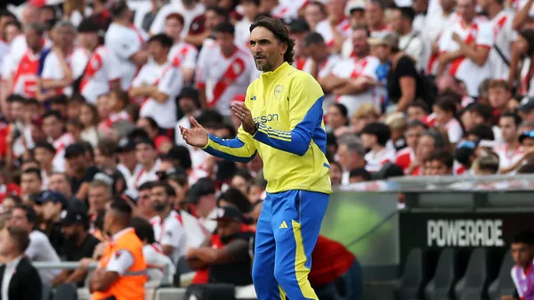 Martínez empató su primer Superclásico en Boca. (Getty)