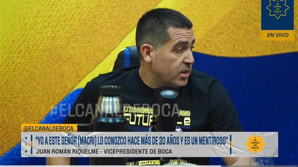 Riquelme y un fuerte ataque hacia Macri