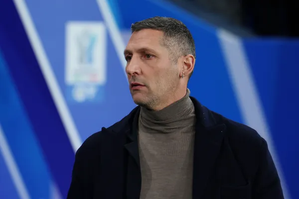 Marco Materazzi, maravillado con la cancha de Boca. (Getty)