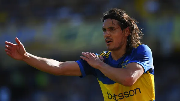 Edinson Cavani no jugará ante Estudiantes por Copa Argentina