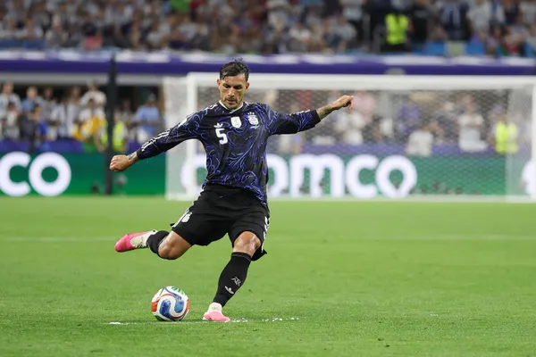 Paredes, en la Selección Argentina. (Getty)
