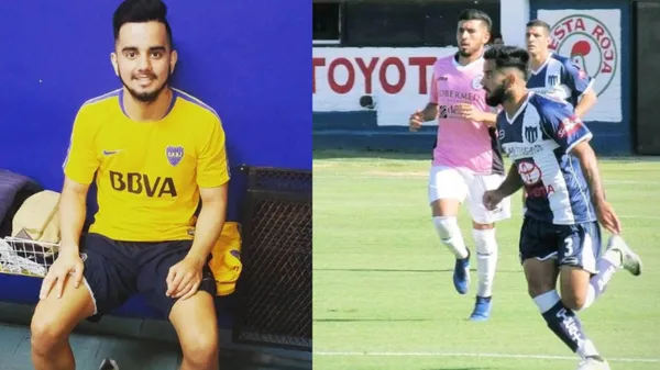 Pinto fue una promesa de Boca y jugó en el ascenso. (Instagram)