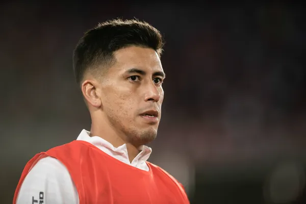 Maximilizano Meza, en River. (Imago)