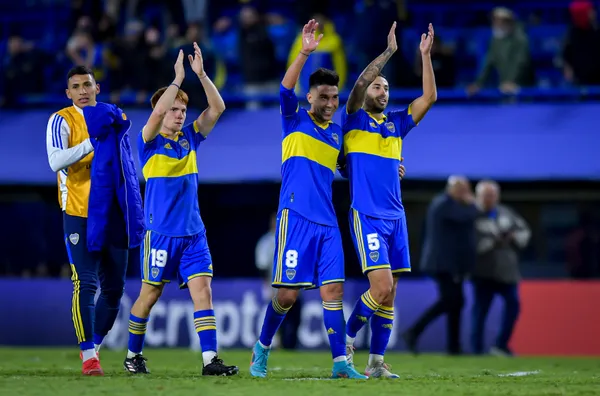 El mediocampo de Boca en 2023 (Getty Images)