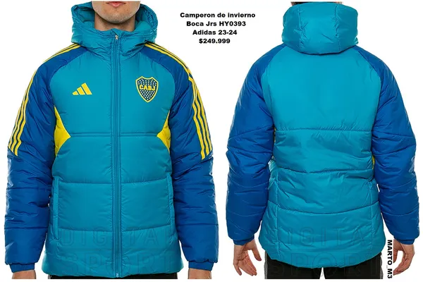 El nuevo camperón de Boca.
