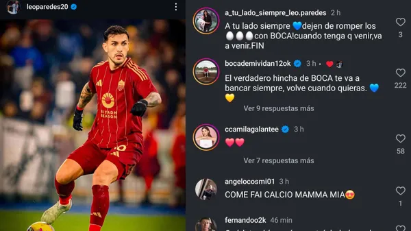 El like de Paredes en Instagram que sorprendió a todos.