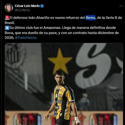 César Luis Merlo en "X" (Twitter)
