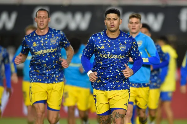 Marcos Rojo en Boca. (Getty)