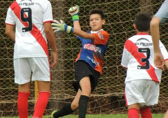 Rodríguez, durante sus inicios en Crucero del Norte. (Instagram)