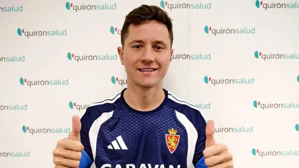 Ander Herrera ya fue presentado en Real Zaragoza. (Real Zaragoza Oficial)
