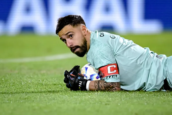 El arquero de Huracán habló de Blondel. (Getty)