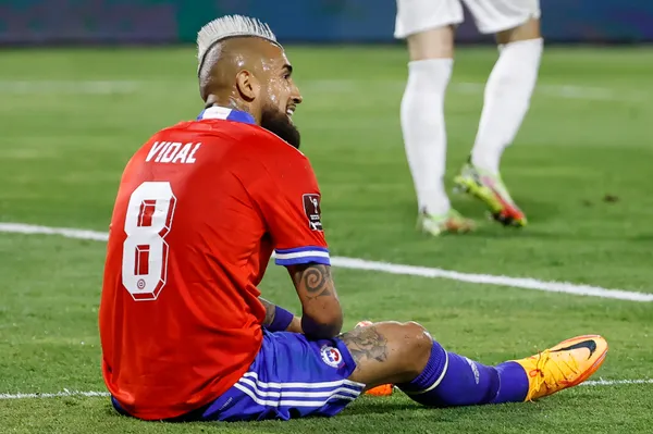 Arturo Vidal en la Selección de Chile (Getty Images)